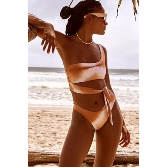 New! Martha Rey Free People‎ Harper tie dye bikini bottom, size M - Picture 12 of 12